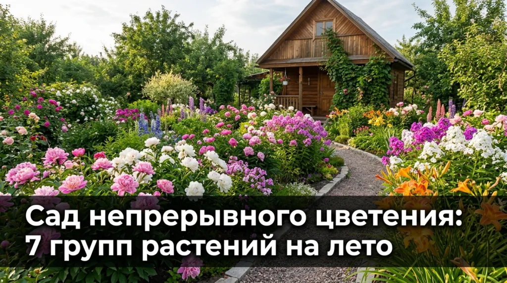 Сад непрерывного цветения: 7 групп растений на лето