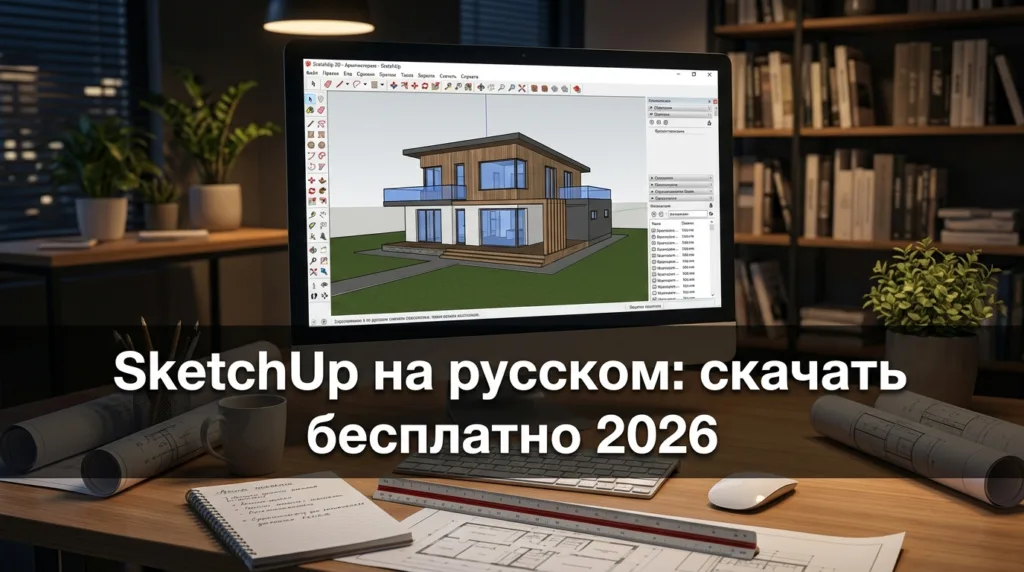 SketchUp на русском: как скачать бесплатно и пользоваться 2026