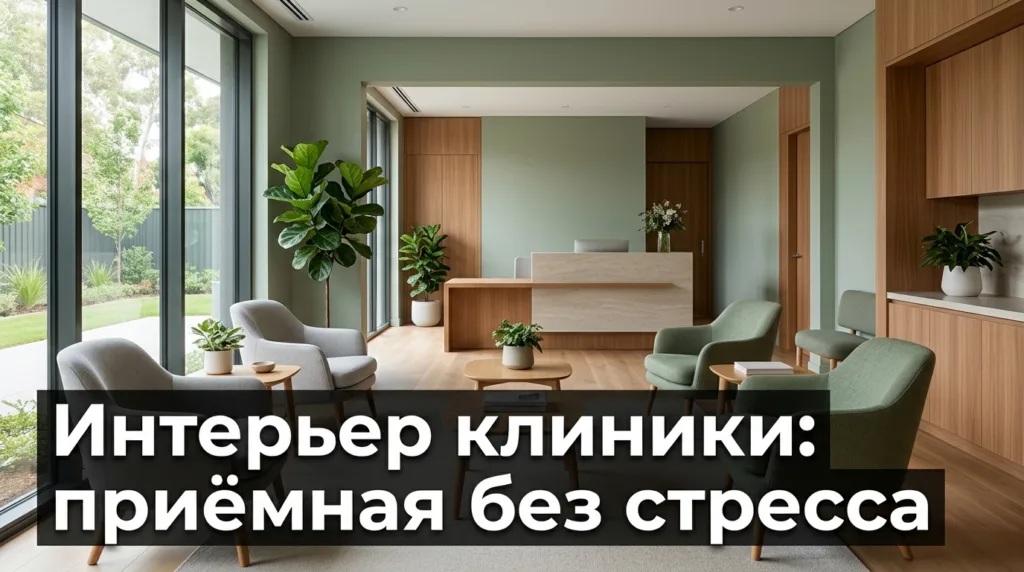 Интерьер клиники: приёмная без стресса