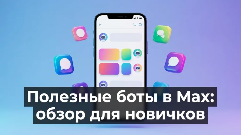 Полезные боты в Max: обзор для новичков