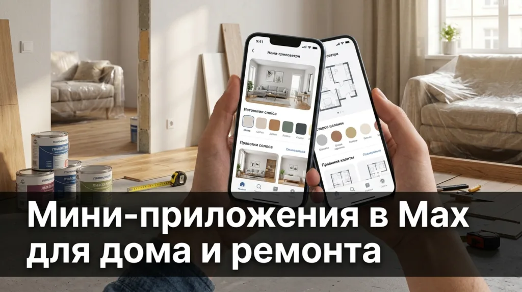 Мини-приложения в Max для дома и ремонта