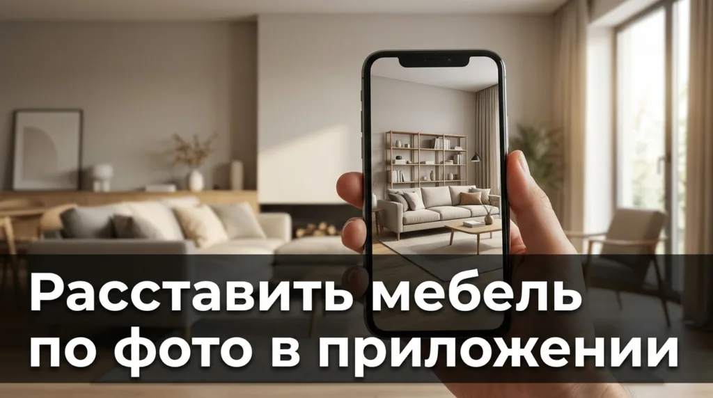 Расставить мебель по фото: приложение в телефоне