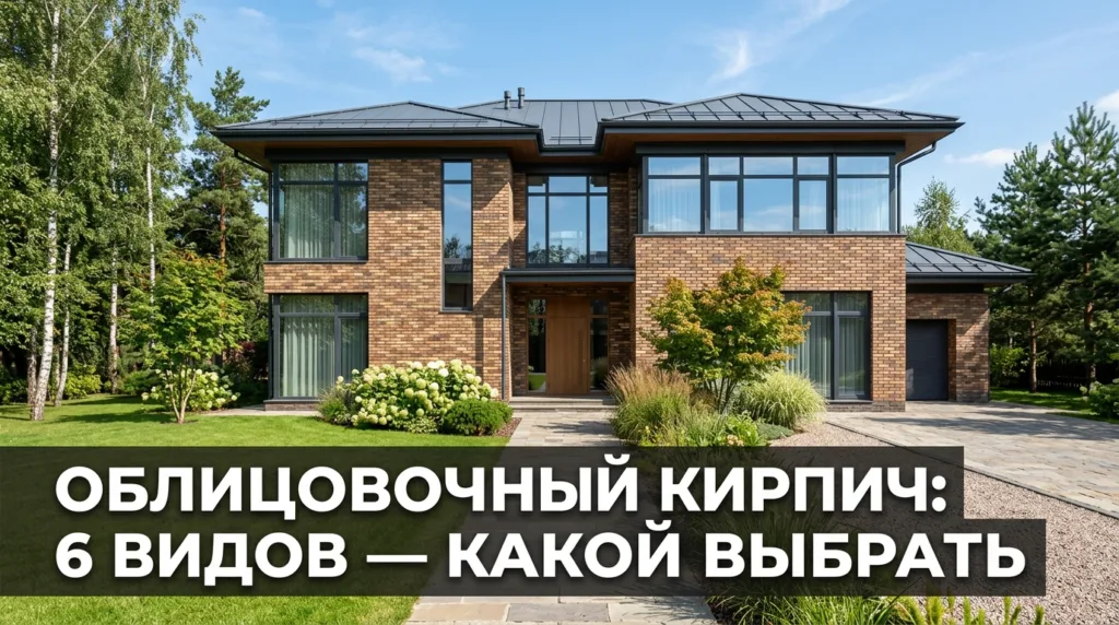 Облицовочный кирпич: 6 видов — какой выбрать и сколько стоит
