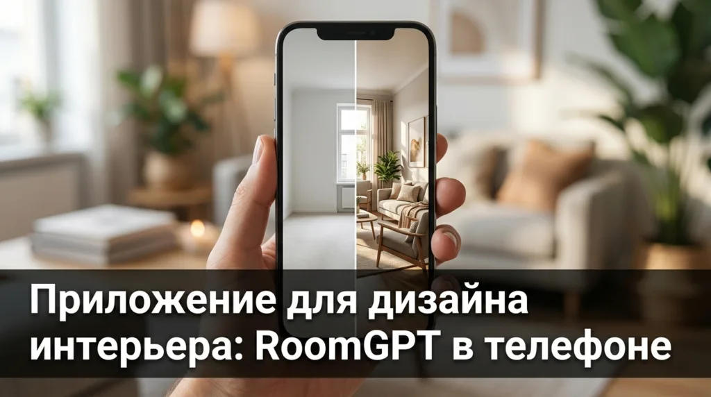 Приложение для дизайна интерьера: RoomGPT в телефоне
