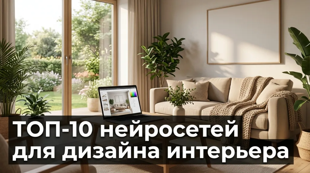 Лучшие нейросети для дизайна интерьера: топ-10 за 2026