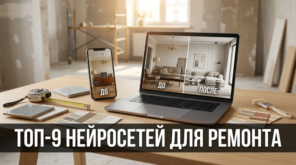 Лучшие нейросети для ремонта квартиры: топ-9