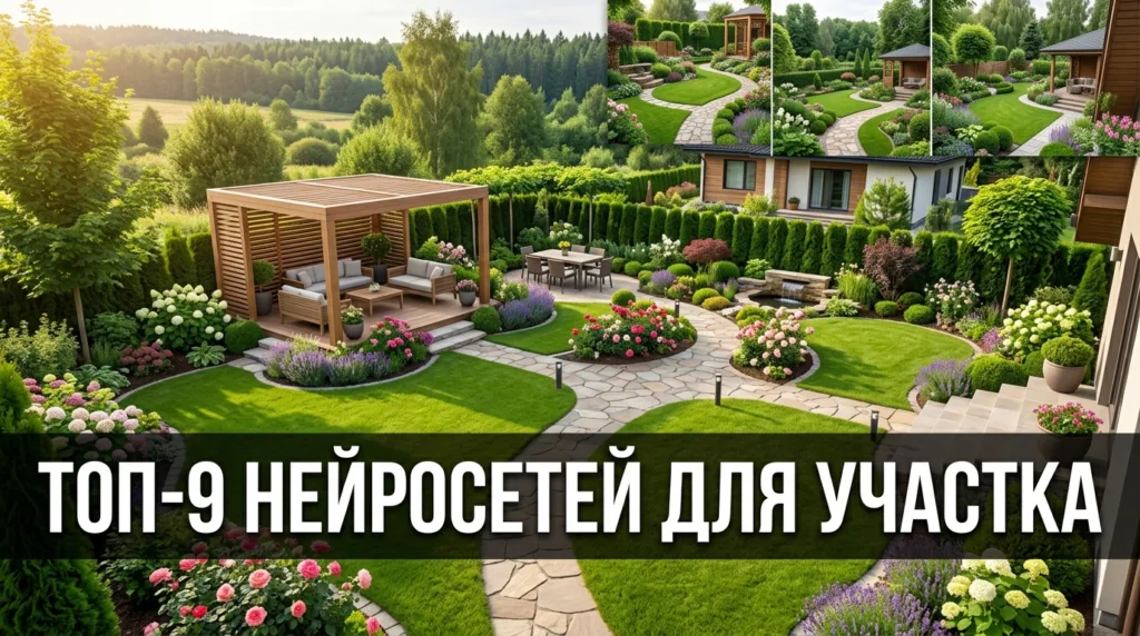 Лучшие нейросети для ландшафтного дизайна участка: топ-9