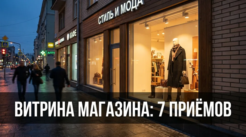 Витрина магазина: 7 приёмов, что заводят покупателя внутрь
