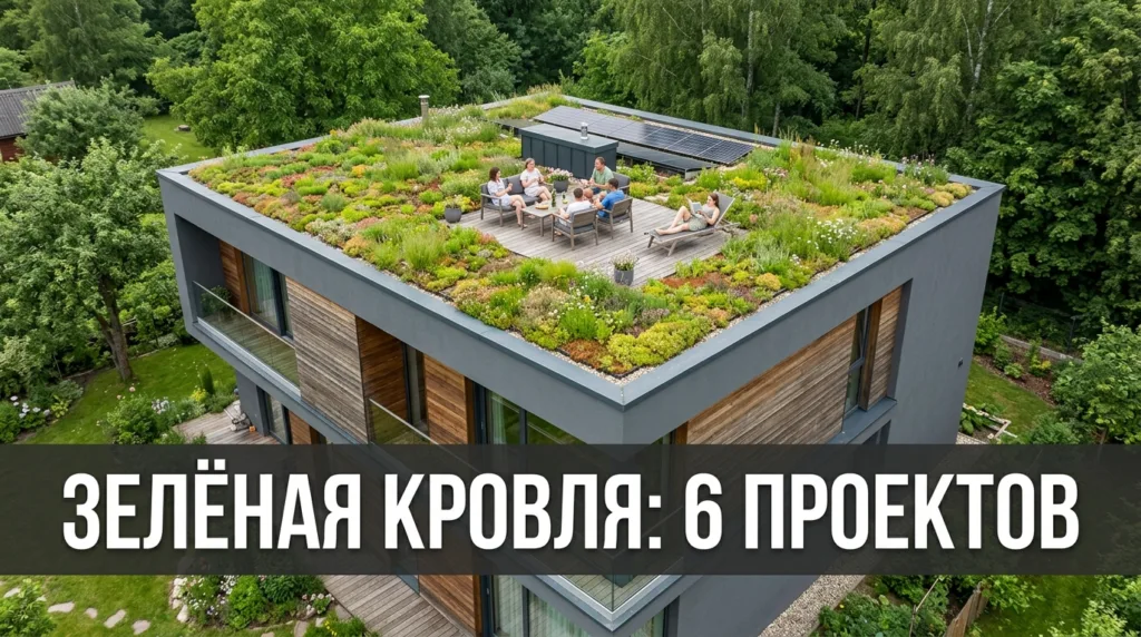 Зелёная кровля: 6 проектов — сад на крыше, который работает