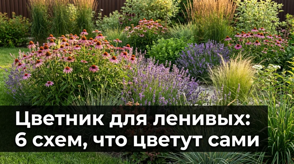 Цветник для ленивых: 6 схем, что цветут сами