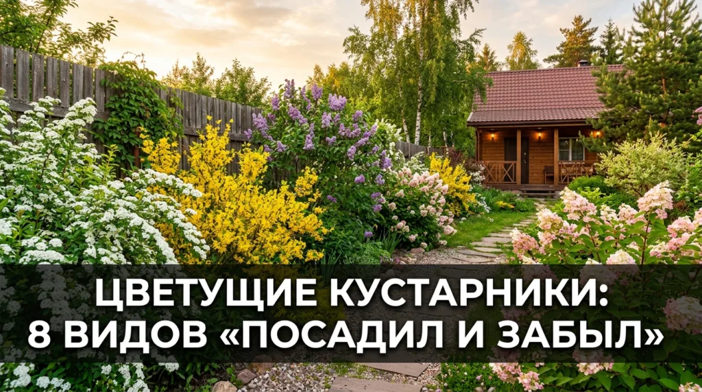 Цветущие кустарники: 8 видов «посадил и забыл»