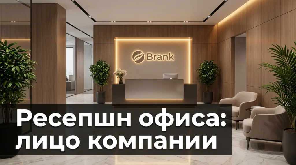 Ресепшн и входная зона офиса: как оформить лицо компании