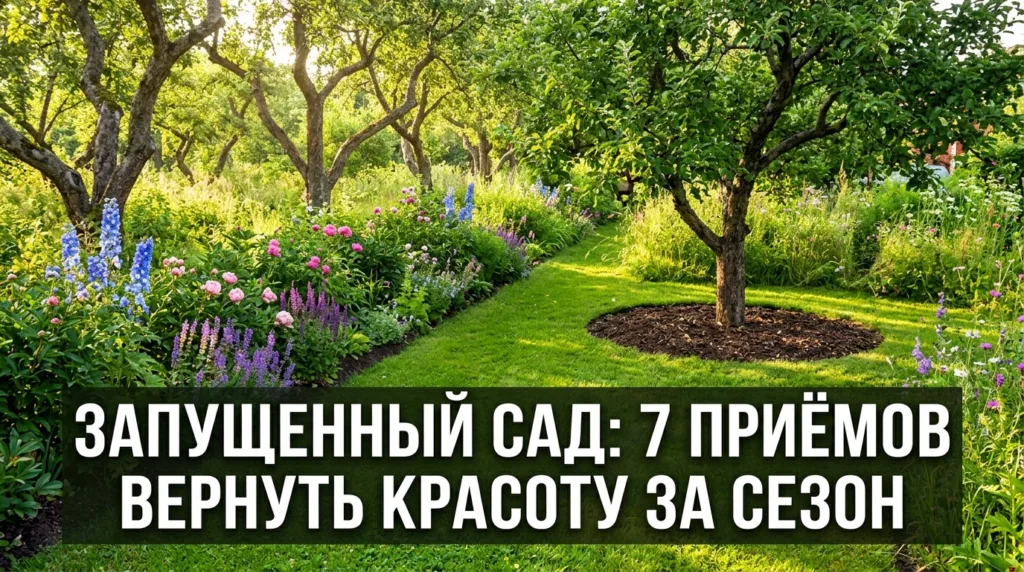 Запущенный сад: 7 приёмов вернуть красоту за сезон