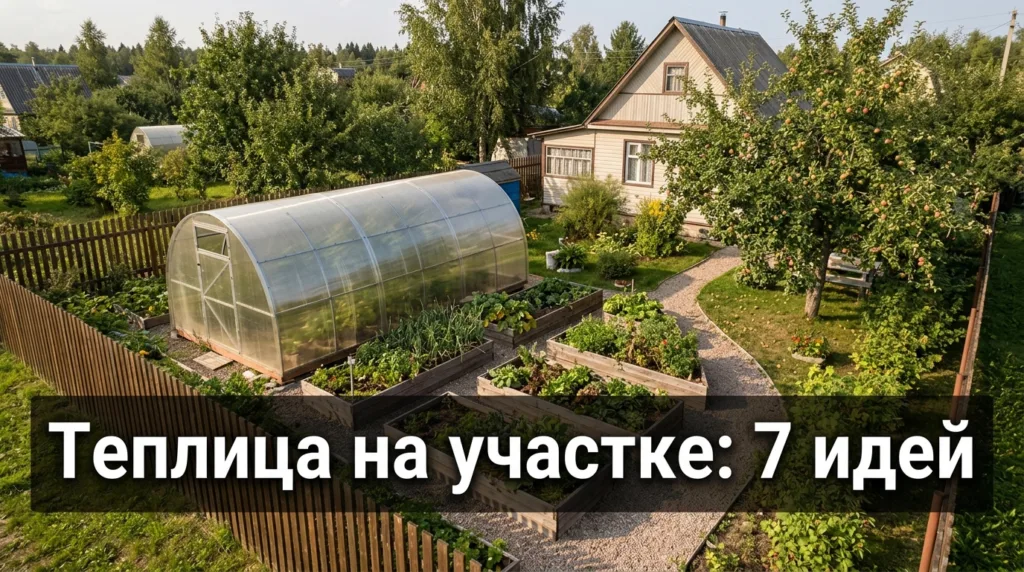 Теплица на участке: 7 идей, куда и как поставить