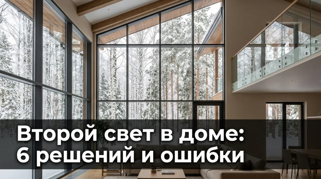 Второй свет в доме: 6 решений и ошибки